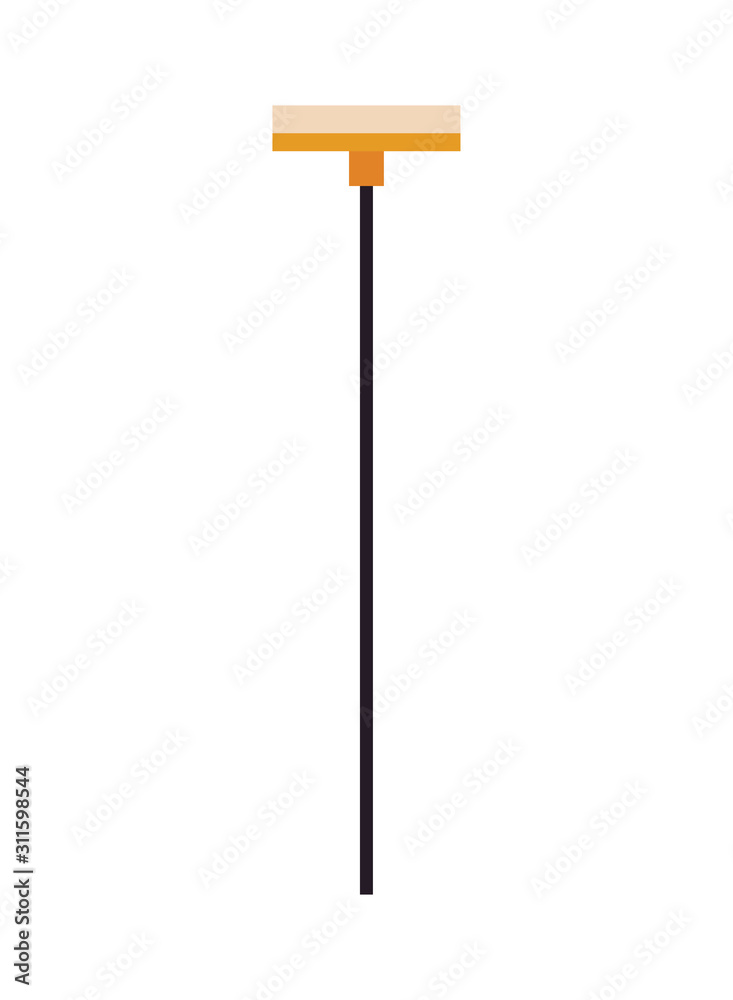 housekepping broom brush isolated icon housekepping broom brush isolated icon