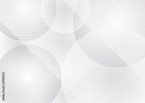 Wallpaper Mural Abstract halftone dotted background. Transparency grunge pattern, dot, circles, shadow.  Gray modern optical pop art texture for posters, sites, business cards, cover, labels mock-up, vintage stickers Torontodigital.ca