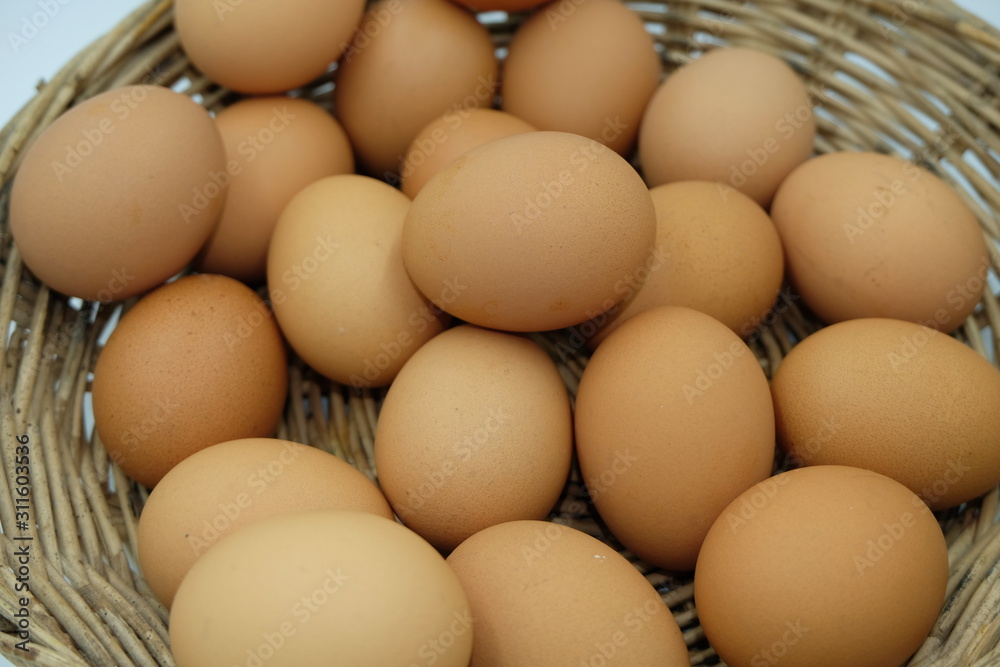 eggs in a basket