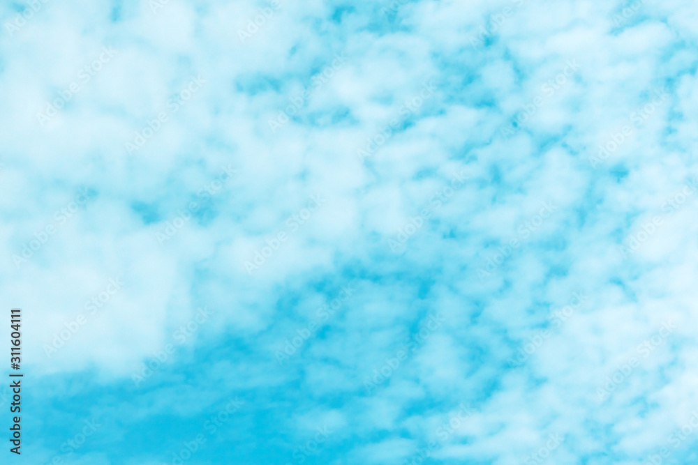 blue sky and white clouds, beautiful abstract background.