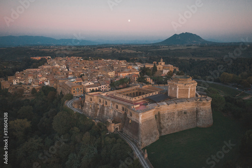Aerial view of Castellano Village in Lazio