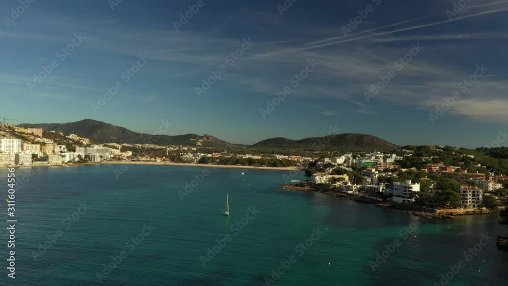 Jetski in the Bay of Santa Ponsa, Majorca Spain Jetski in the Bay of Santa Ponsa, Majorca Spain