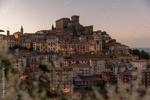 Village of Soriano Nel Cimino in Lazio, Italy