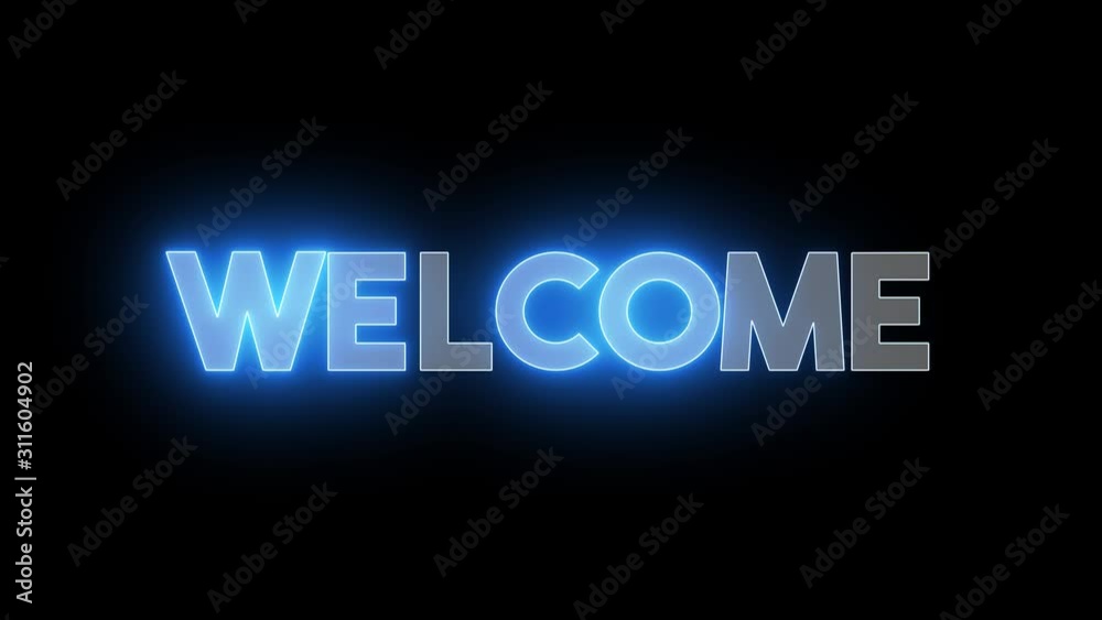 Neon, glowing shiny text of Neon, glowing shiny text of