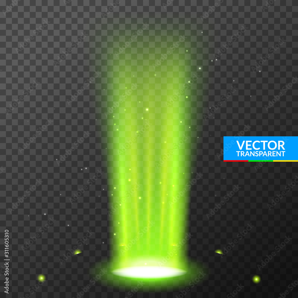 Hologram portal magic podium effect. Circle light ray teleport ufo portal  Stock Vector | Adobe Stock