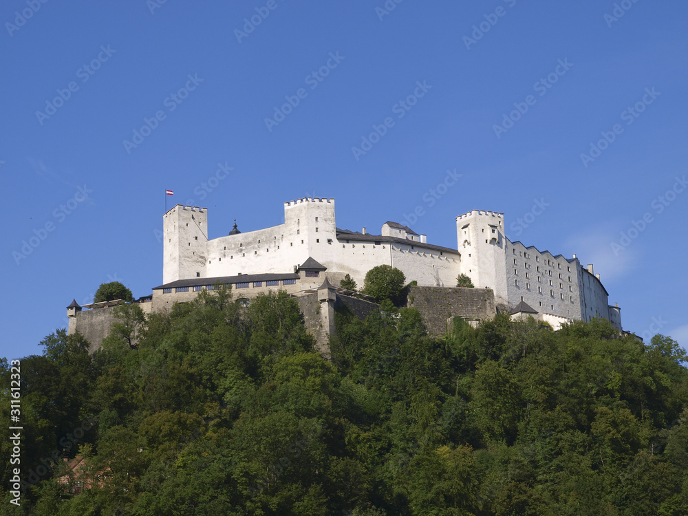 Fototapeta premium Festung Hohensalzburg, Österreich, Salzburg, Salzburg Stadt