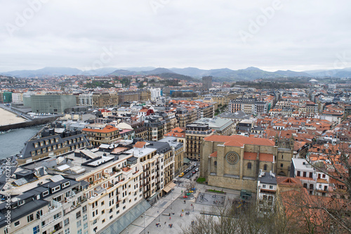View of Downtown Donostia-San Sebastian 