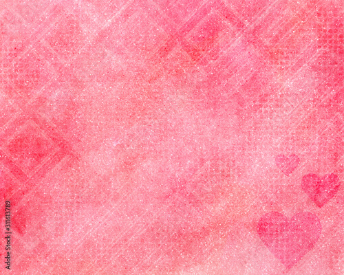 Speckled Pink and White Abstract Background Illustration