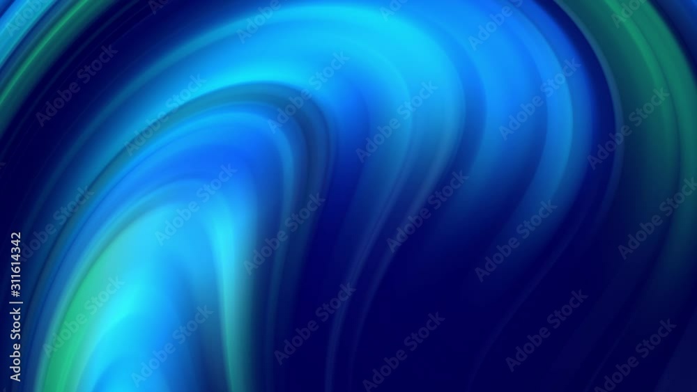 creative background with liquid abstract gradient of bright blue colors mix slowly with copy space. 4k smooth seamless looped animation. Cool shades. Twisted curved lines. 4
