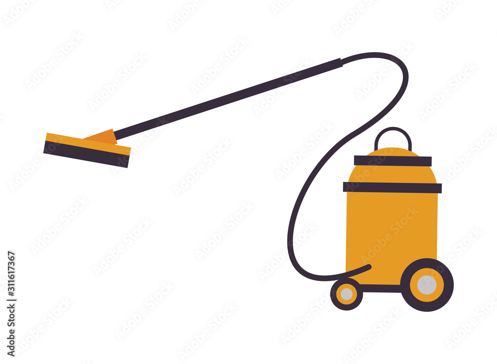 Fototapeta premium vacuum cleaner appliance isolated icon