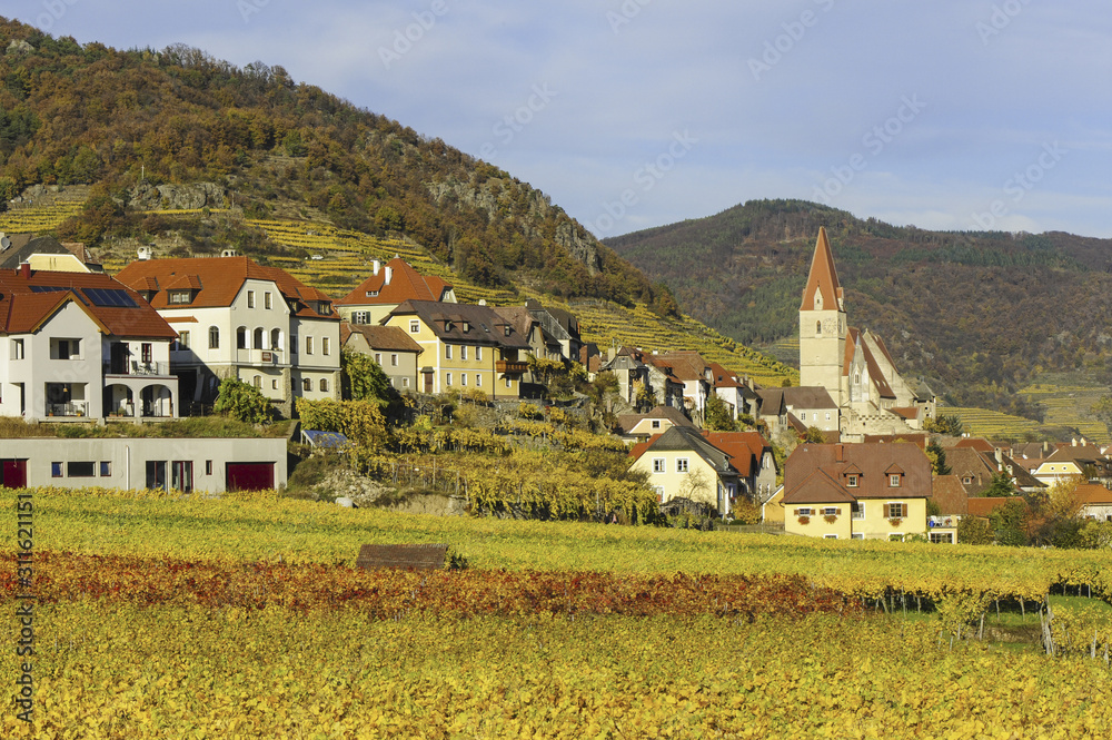 Φωτογραφία Weltkulturerbe Wachau im Herbst, Österreich, NIederösterreich,