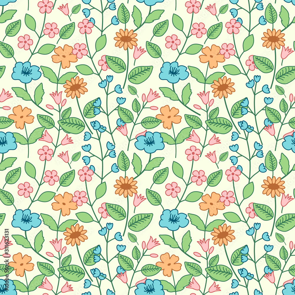Seamless floral pattern Seamless floral pattern