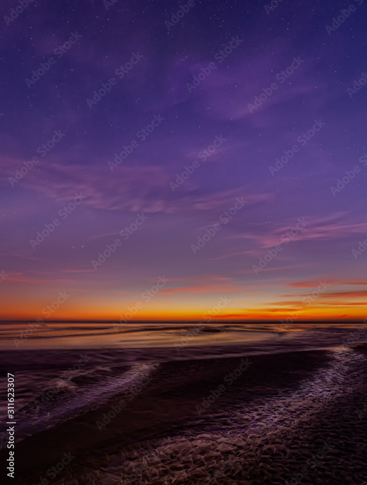 The Night Sky at a Northern California Beach