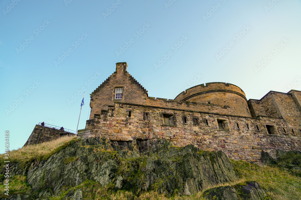 View with Edinburgh Castle from Scotland