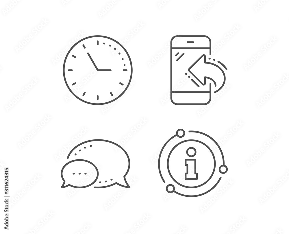 Call center service line icon. Chat bubble, info sign elements. Incoming phone call sign. Feedback symbol. Linear incoming call outline icon. Information bubble. Vector Call center service line icon. Chat bubble, info sign elements. Incoming phone call sign. Feedback symbol. Linear incoming call outline icon. Information bubble. Vector
