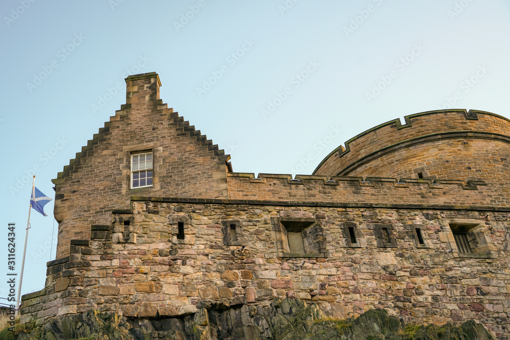 View with Edinburgh Castle from Scotland