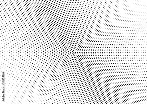 Abstract halftone dotted background. Futuristic grunge pattern  dot and circles.  Vector modern optical pop art texture for posters  sites  business cards  cover  postcards  labels  stickers layout.