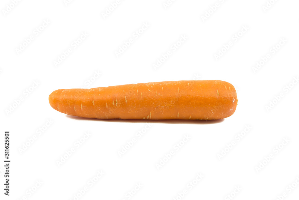 Fresh carrot isolated on white background. Fresh carrot isolated on white background.