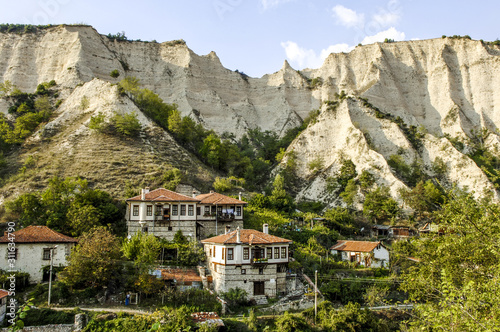 Melnik, weisser Sandsteinfels, Bulgarien, Piringebirge photo