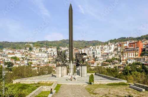 Schilderij op canvas Veliko Tarnovo, Assendenkmal, Bulgarien, Mittelbulgarien