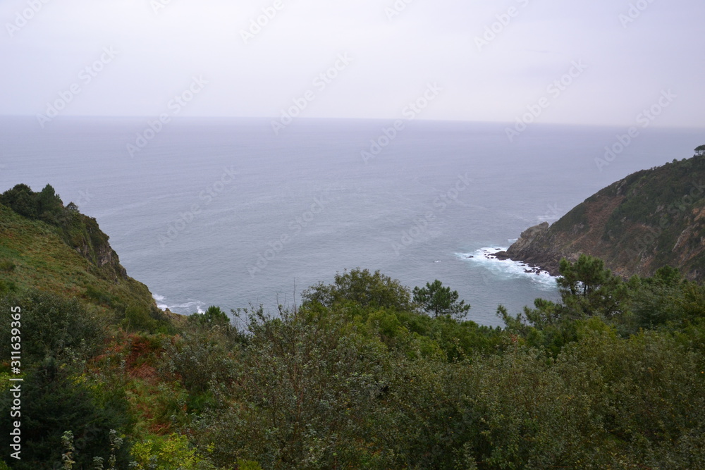 Bay of Biscay, a small bay west of Monte Igeldo in San Sebastian