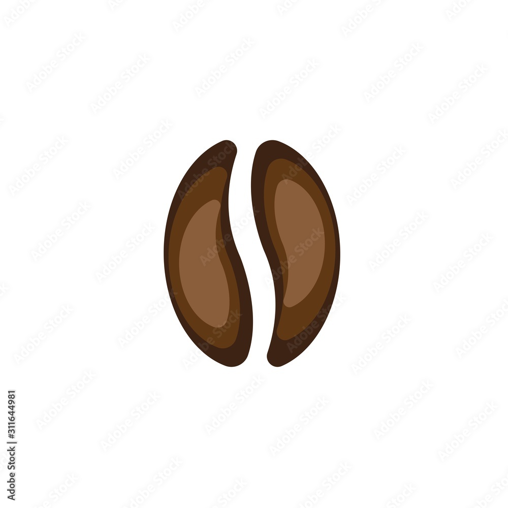 coffee beans template vector icon illustration coffee beans template vector icon illustration