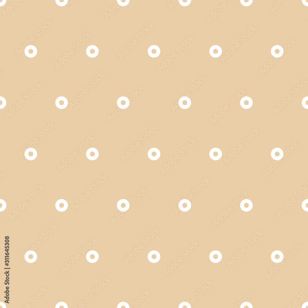 Vector seamless polka dots pattern. Cute design for wrapping, wallpaper, textile