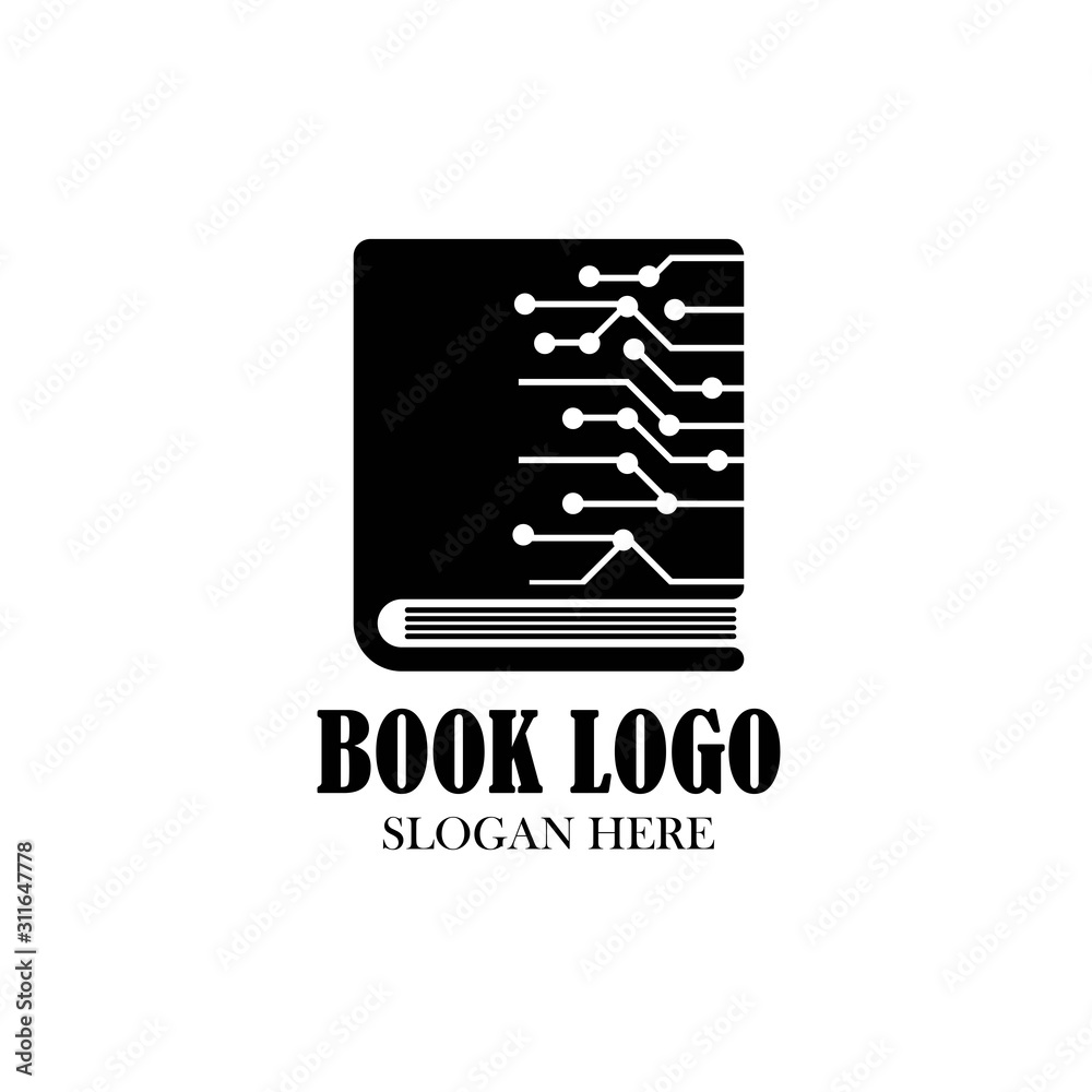 Pixel Digital Book Logo Template Design Vector, Emblem, Design Concept, Creative Symbol, Icon Pixel Digital Book Logo Template Design Vector, Emblem, Design Concept, Creative Symbol, Icon