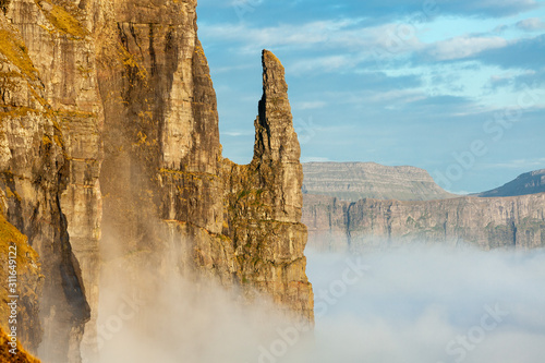 Rock Witch Finger in the Faroe Islands
