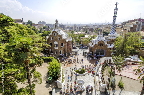 Barcelona, Park Guell, Architekt Antonio Gaudi, Spanien, Katalan