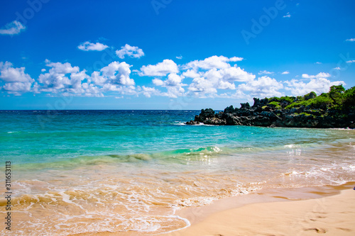 tropical beach and sea © Kerry