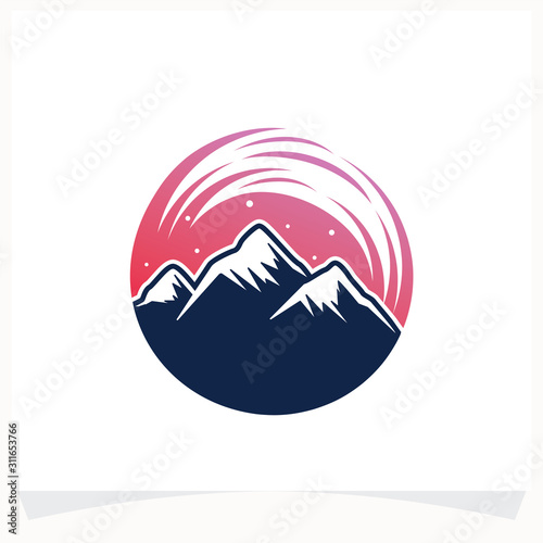 Mountain Adventure Logo Design Template