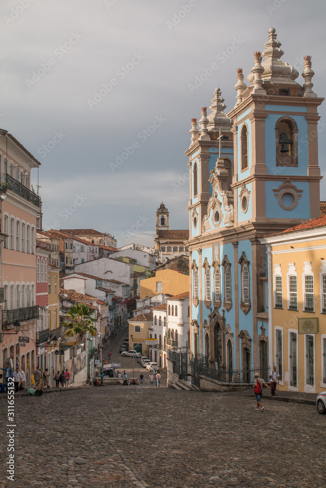 Old city center of Salvador da Bahia, Brazil, South America