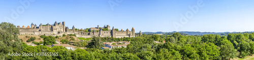 Carcassonne, mittelalterliche Festungsstadt, Frankreich, Langued