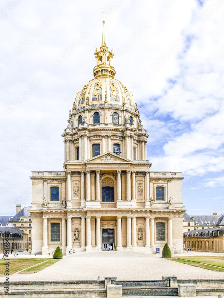 Obraz premium Paris, Invalidendom, Hotel des Invalides, Frankreich