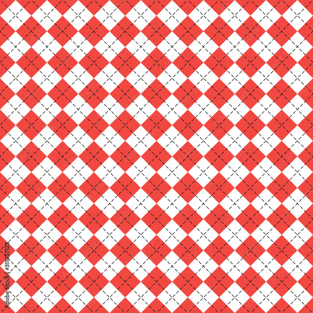 Christmas new year Argyle. Pattern Scottish cage Christmas new year Argyle. Pattern Scottish cage