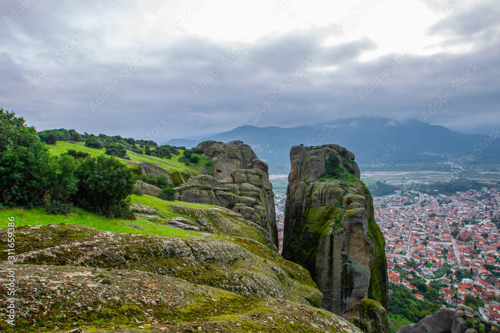 Fototapeta premium Grèce les météores