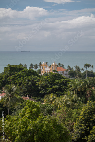 Churches of Olinda from above, Brazil, South America © Tim on Tour