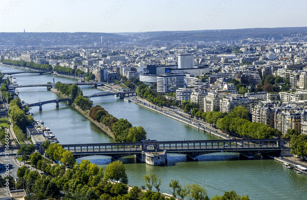 Paris, Fluss Seine, Frankreich