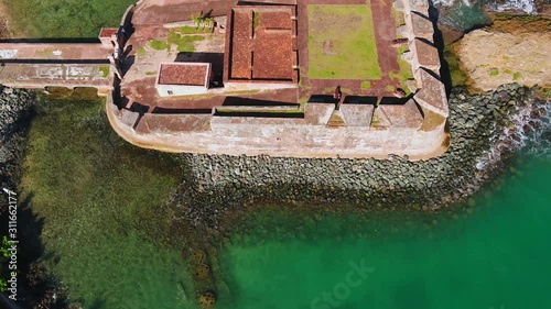 Aerial video of Fuerte San Geronimo in San Juan Puerto Rico photo