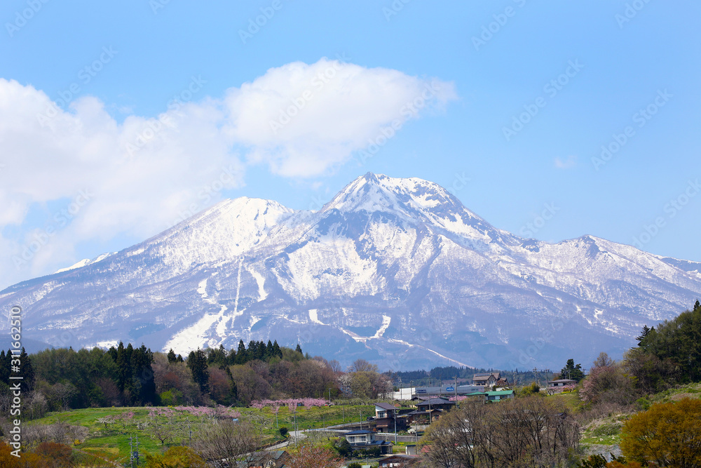 Fototapeta premium 雪の妙高山