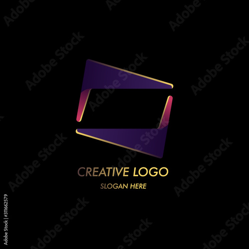 Abstract shape logo with modern dynamic gradient style and futuristic. The best choice to start new bussiness or rebranding. Ready to use for your company. Vector EPS 10