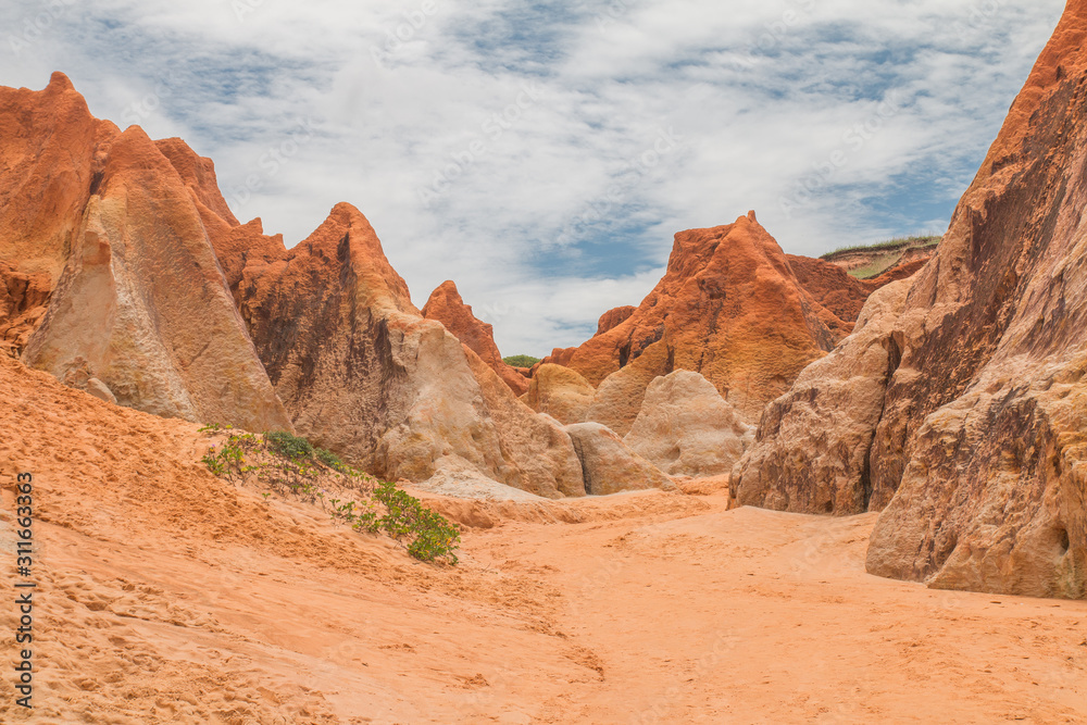 Morro Branco beach, Beberibe, Brazil, South America