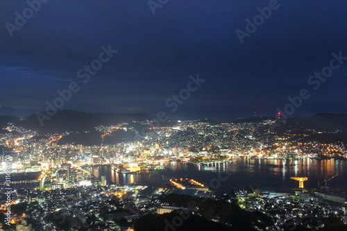 日本三大夜景　長崎　稲佐山展望台から