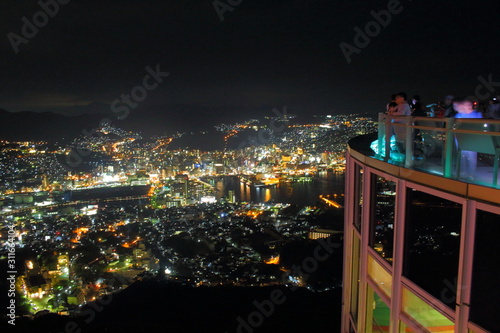 日本三大夜景　長崎　稲佐山展望台から