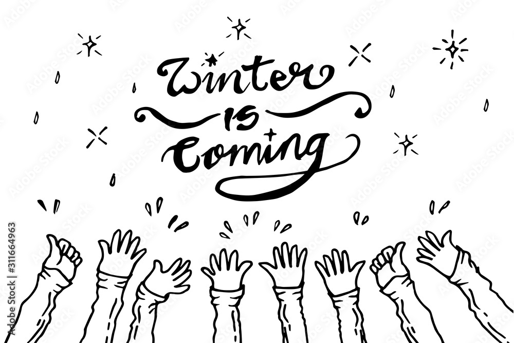 doodle hands up, Hands clapping. applause gestures. congratulation business. vector illustration doodle hands up, Hands clapping. applause gestures. congratulation business. vector illustration