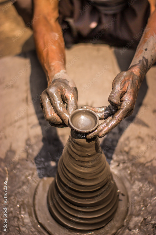 We shape clay into a pot,but it is emptiness inside that holds whatever we want. We shape clay into a pot,but it is emptiness inside that holds whatever we want.