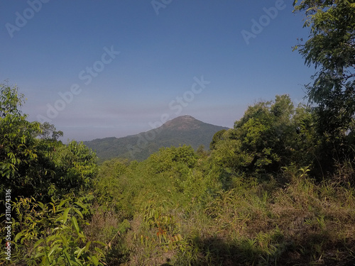 view landscape nature at the mountain