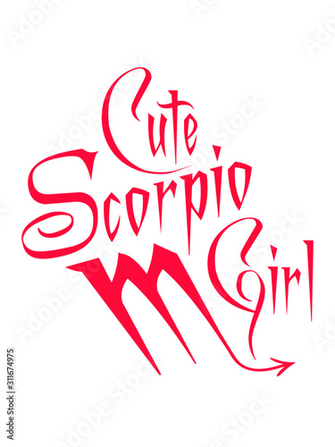 Cute Scorpio Girl log