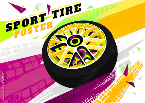 Sport Tire Poster
